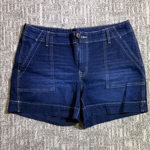 Maurices Dark Blue Jean Shorts